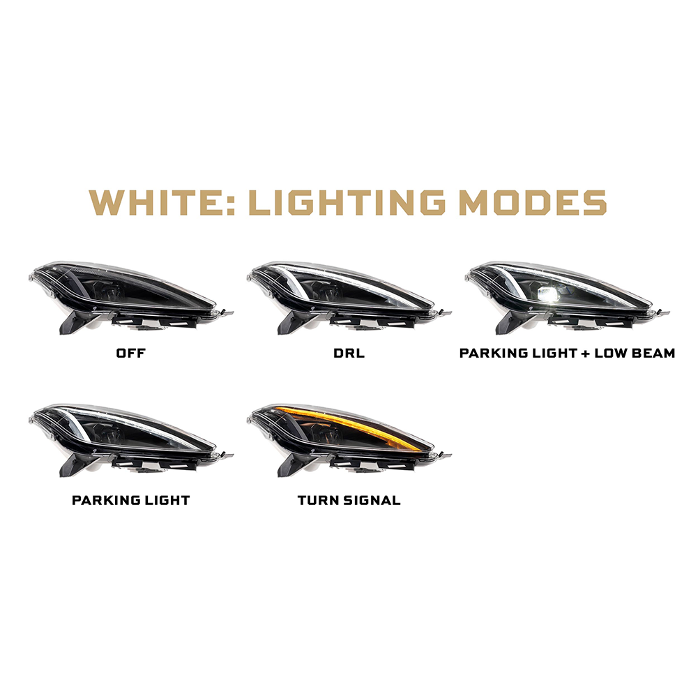 Corvette Headlight - Morimoto C7 Xb Gen 2 Led Headlights : 2014 - 2019 C7, Z06, Grand Sport & ZR1