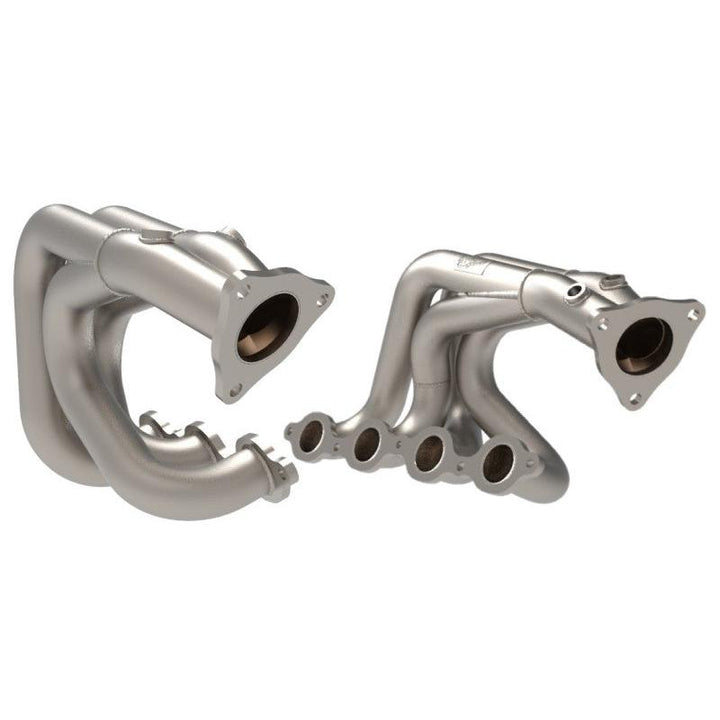Corvette C8 6.2L V8 aFe Twisted 304SS Header- Titanium Ceramic Coated 2020-2025
