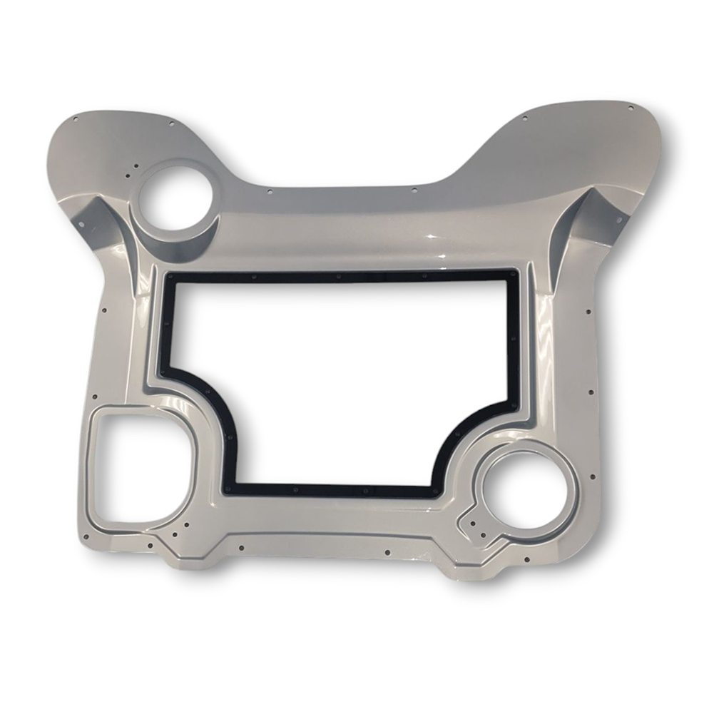 C8 Corvette HTC Engine Bay Cover W/ Clear Window - Color Matched : 2024-2026 C8 E-Ray