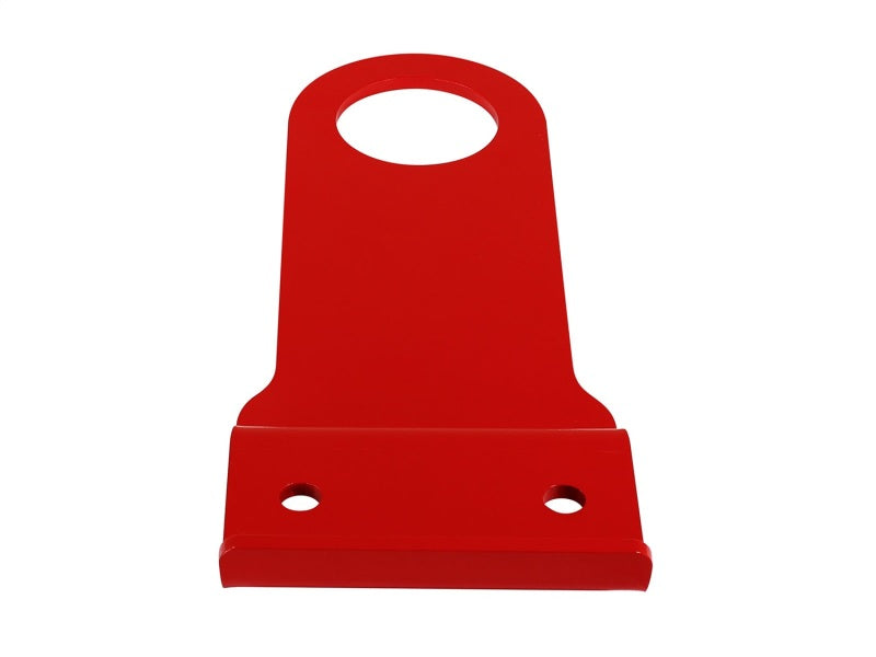 aFe Control Front Tow Hook for Chevrolet Corvette C6 2005-2013 – Red Powder Coat, Laser Cut Steel