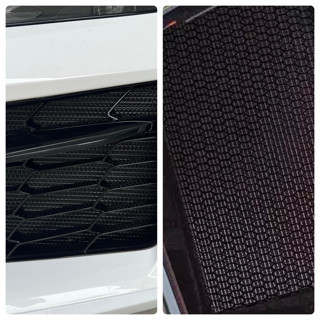 C8 Z06, ZR-1, E-Ray Corvette 2023 - 26 ALUMINUM HEXAGON Radiator Grille Screens
