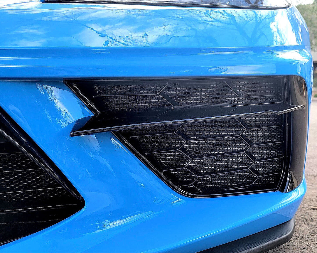Chevrolet Corvette C8 2020-2026 Aluminum Hexagon Radiator Grille Screens