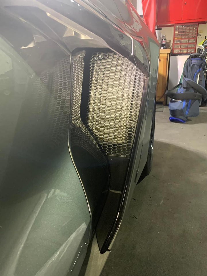 C8 Z06 and E-Ray Corvette 2023+ ABS BLACK SIDE INTAKE Mesh Grille