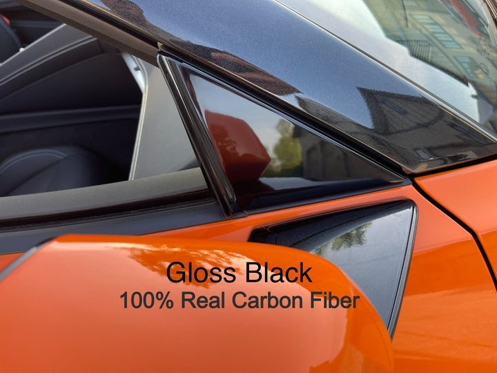 C8 Corvette 2020 - 2026 Carbon Fiber Wind Diffuser - Anti-Buffeting Insert