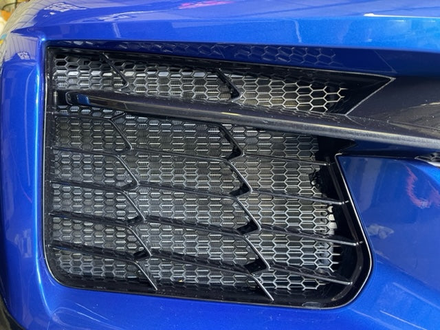 C8 Z06, ZR-1 and E-Ray Corvette 2023-2026 ABS HEXAGON Radiator Grill Screen