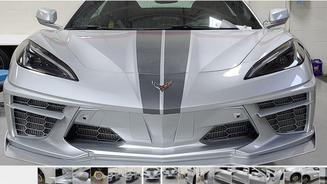 C8 Stingray Corvette 2020 - 2026 HEXAGON ABS Plastic Radiator Grille Screens