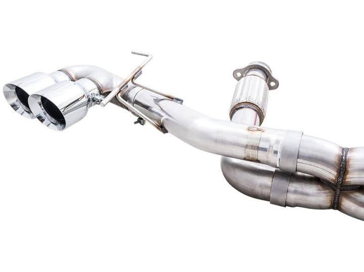 AWE Tuning 2020-2025 Chevrolet Corvette C8 Track Edition Exhaust with Quad Chrome Silver Tips