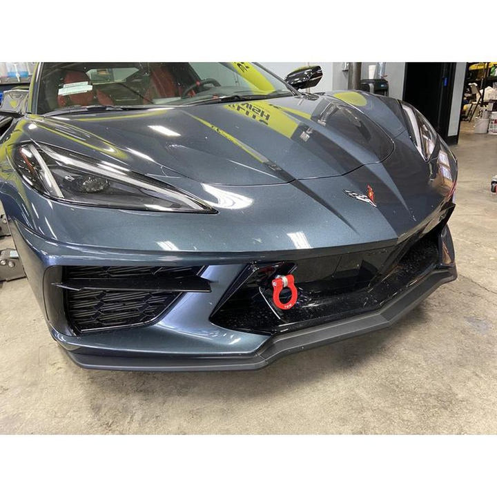 Corvette Premium Stealth D-Ring Tow Hooks : 2014-2019 C7 Z51, Z06, Grand Sport