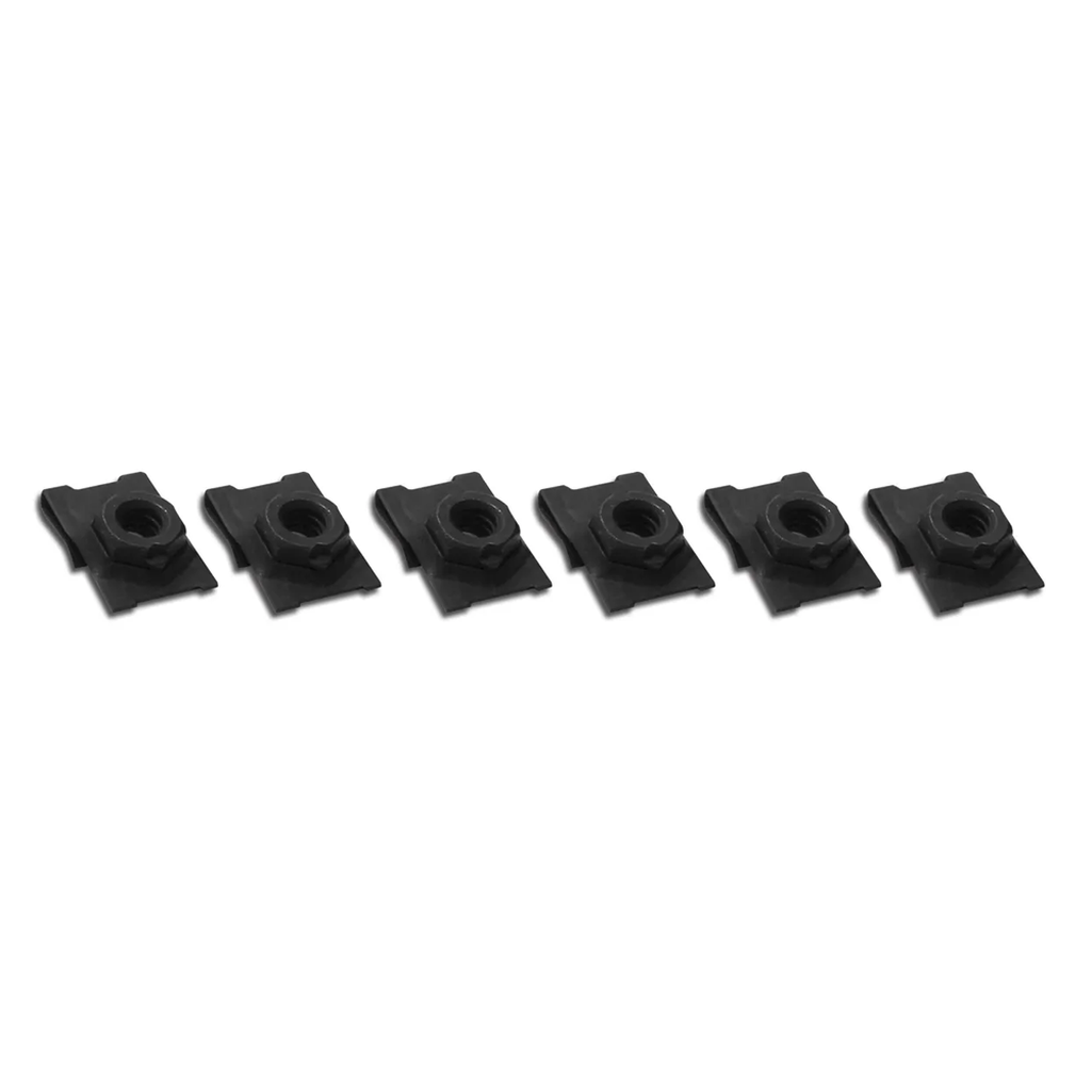 C2 1963-1967 Chevrolet Corvette Glove Box Frame U-Nuts - 6Pc Set