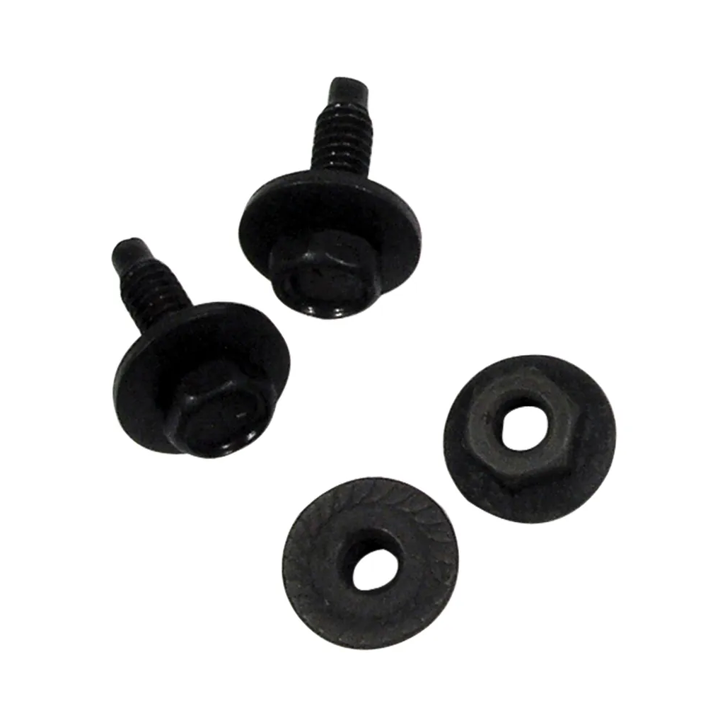 C2 1963-1967 Corvette Filler Panel End Bolts & Nuts - 4Pc Set