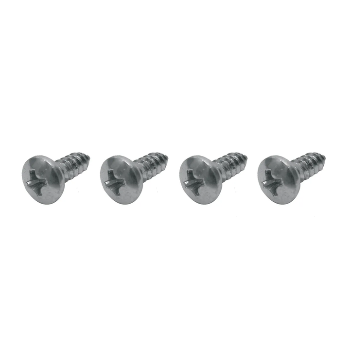 C2 1963-1967 Chevrolet Corvette Rear License Bezel Screws - 4Pc Set
