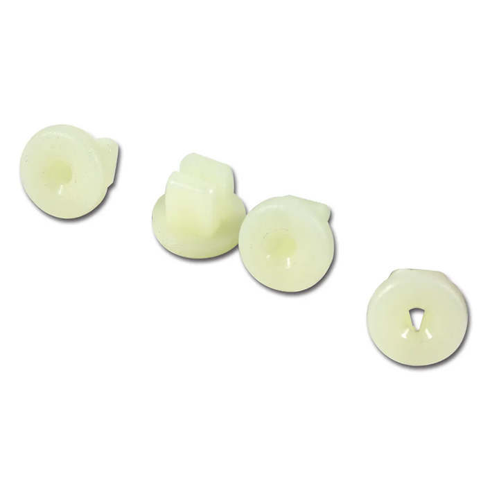 C2 1963-1967 Chevrolet Corvette Rear License Bezel Plastic Nuts 4-Pc