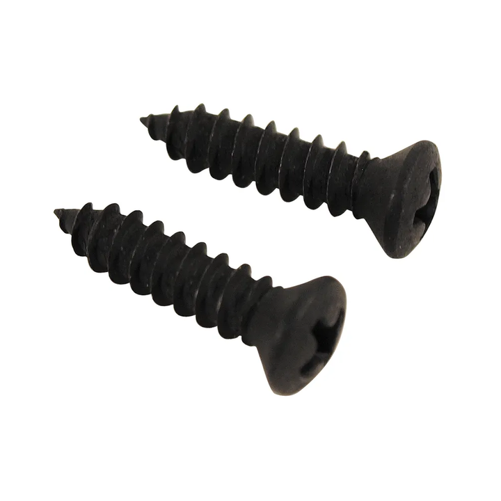C2 1967 Chevrolet Corvette Hood Release Cable Bracket To Dash Screws - 2Pc