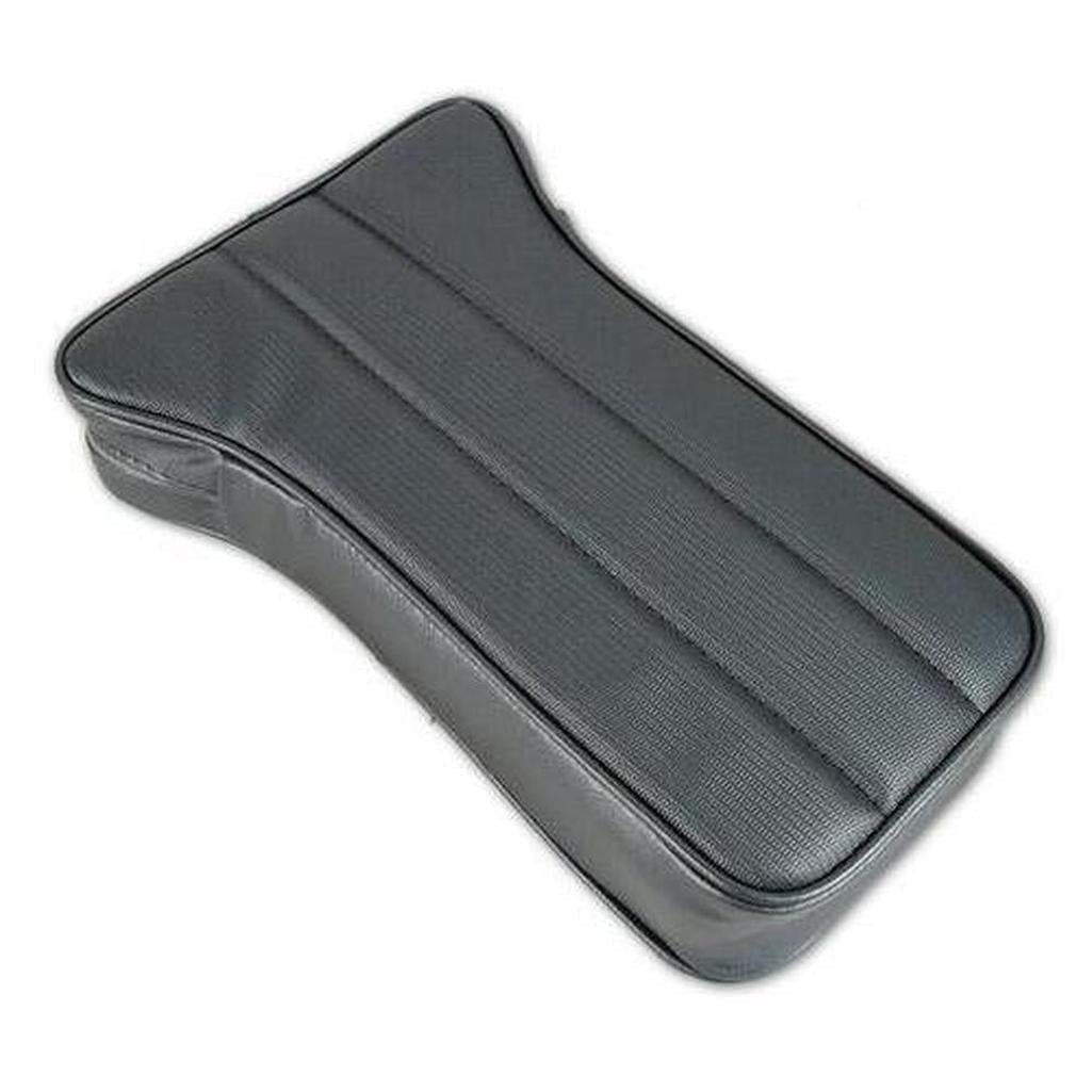 Corvette Center Armrest. Gunmetal Vinyl: 1969