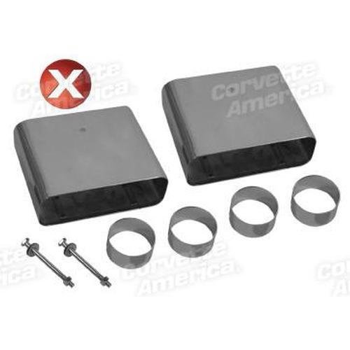 Corvette Exhaust Extensions. LT1 Style: 1985-1991