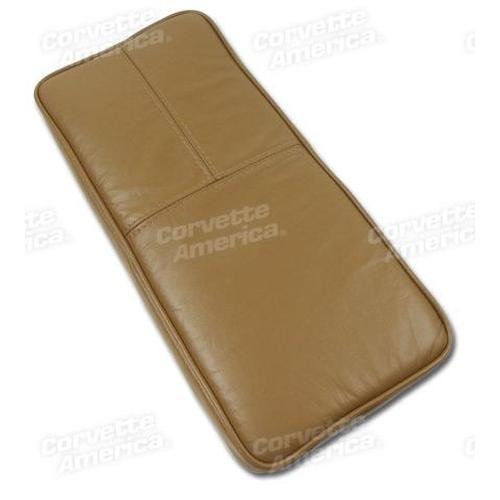 Corvette Center Armrest. Saddle Leather: 1990-1991