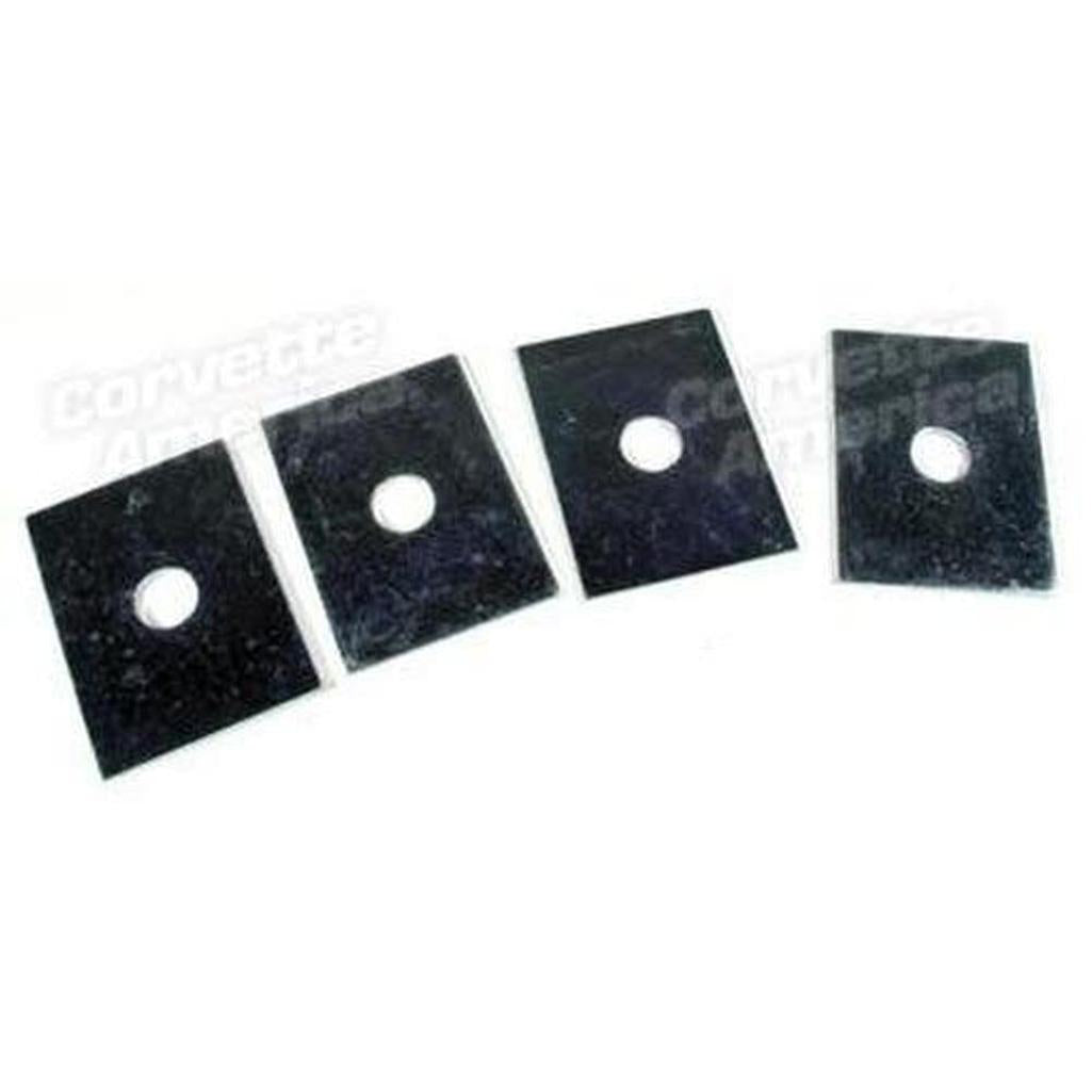 Corvette Bumper Mounting Shim Kit. 4 Piece - 58-62 Front, 58-60 Rear: 1958-1962