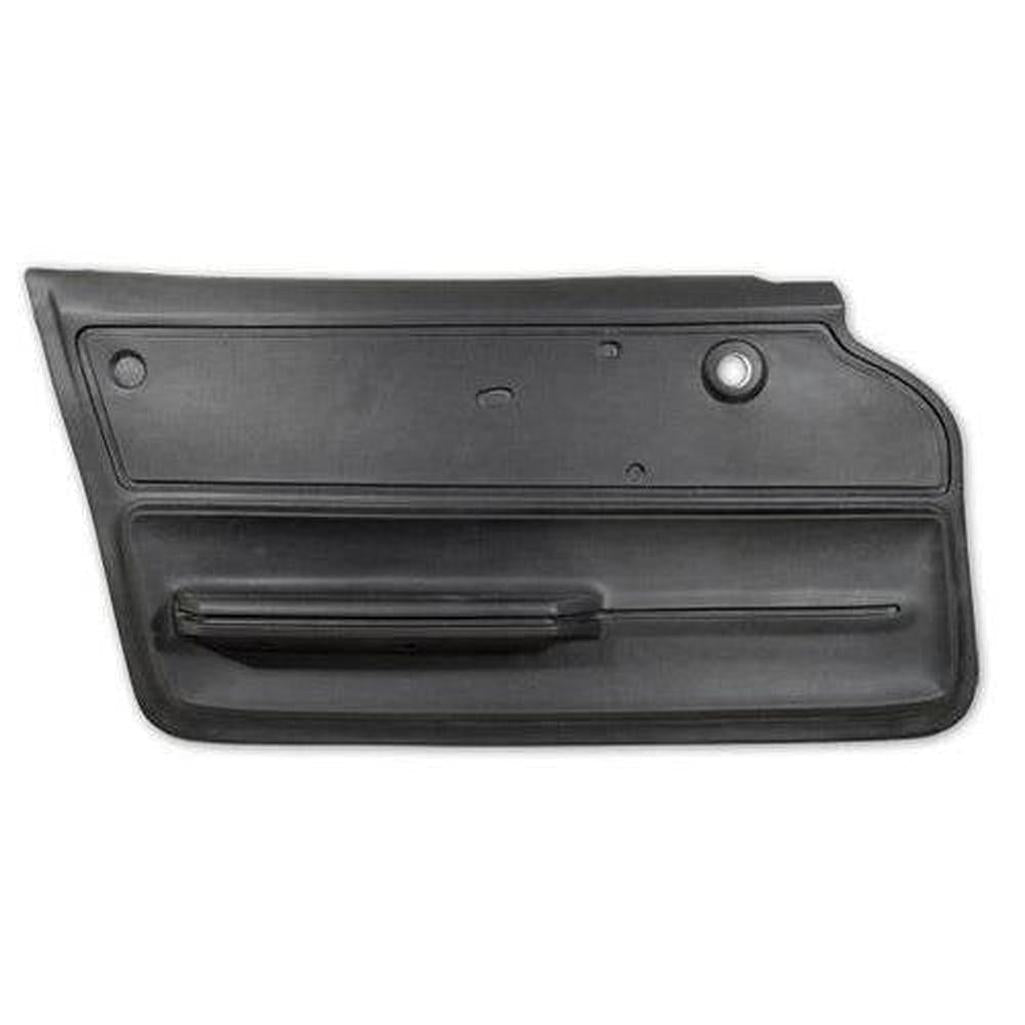 Corvette Door Panel. Black Coupe With Felt LH: 1965-1966