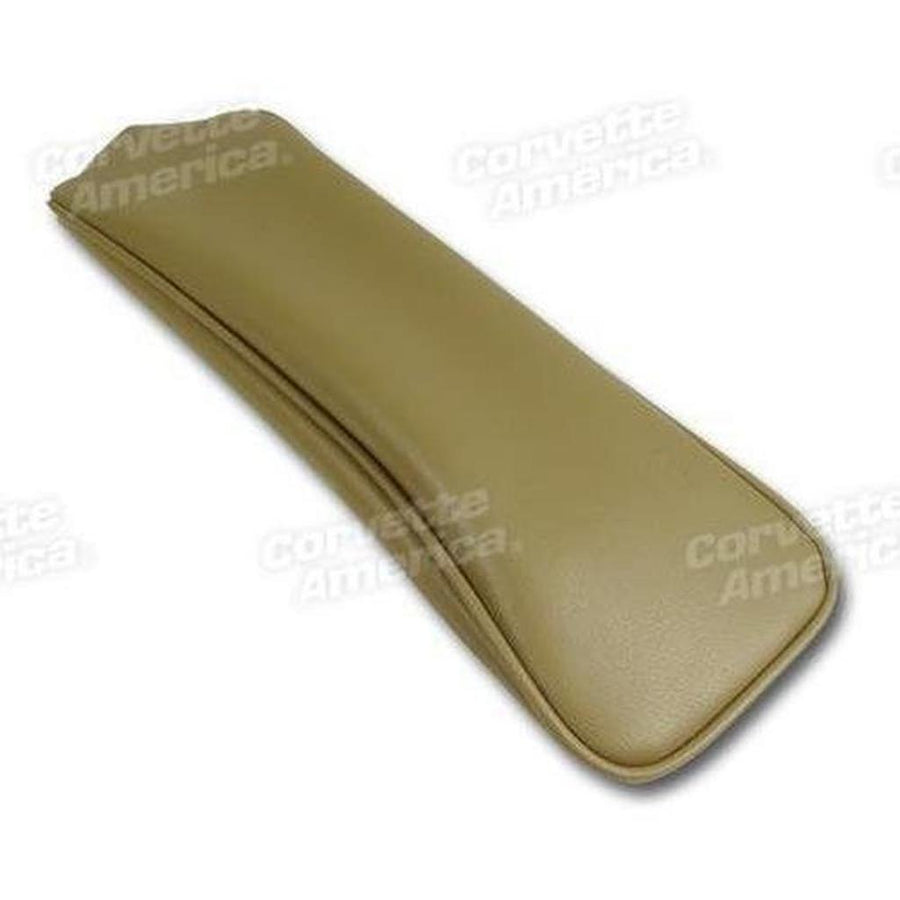 Corvette Center Armrest Cover. Saddle Vinyl: 1965-1966