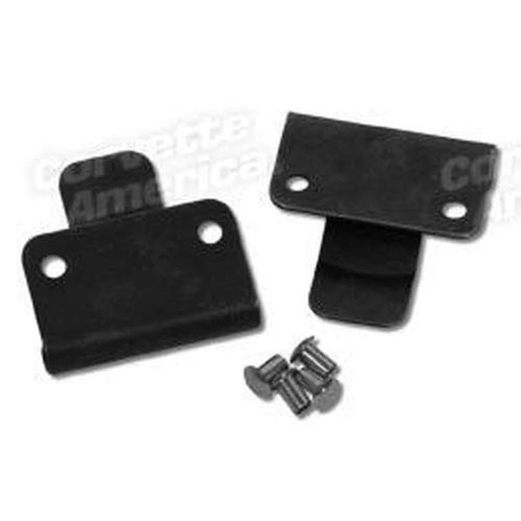 Corvette Door Hinge Striker Springs. W/Rivets: 1963-1967