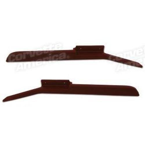 Corvette Armrests. Red: 1984-1985
