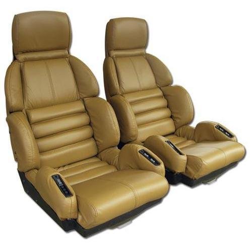 Corvette Leather Seat Covers. Saddle Sport: 1989-1990