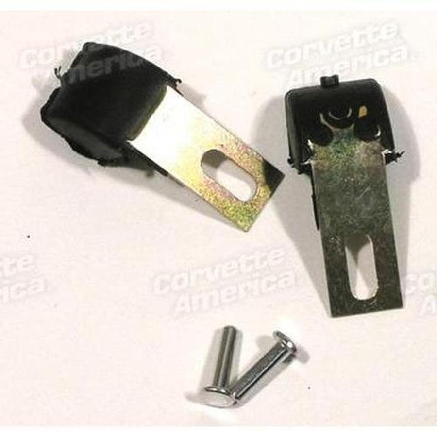 Corvette Window Stops. Upper W/Rivets (Door): 1956-1958