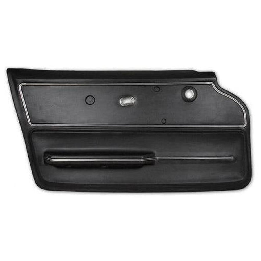 Corvette Door Panel. Black Coupe With Trim LH: 1967