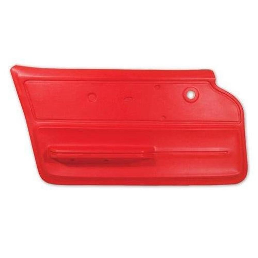 Corvette Door Panel. Red Convertible With Felt LH: 1967