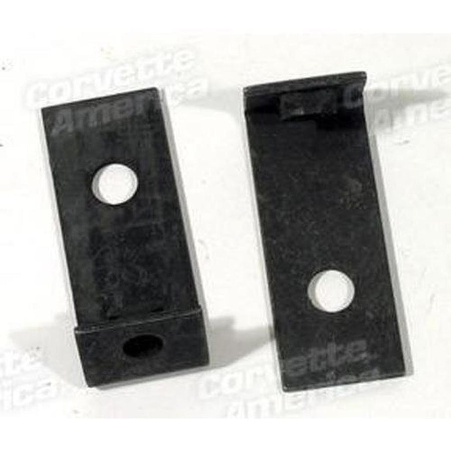 Corvette Headlight/Nose Support Rod Brackets.: 1966-1967
