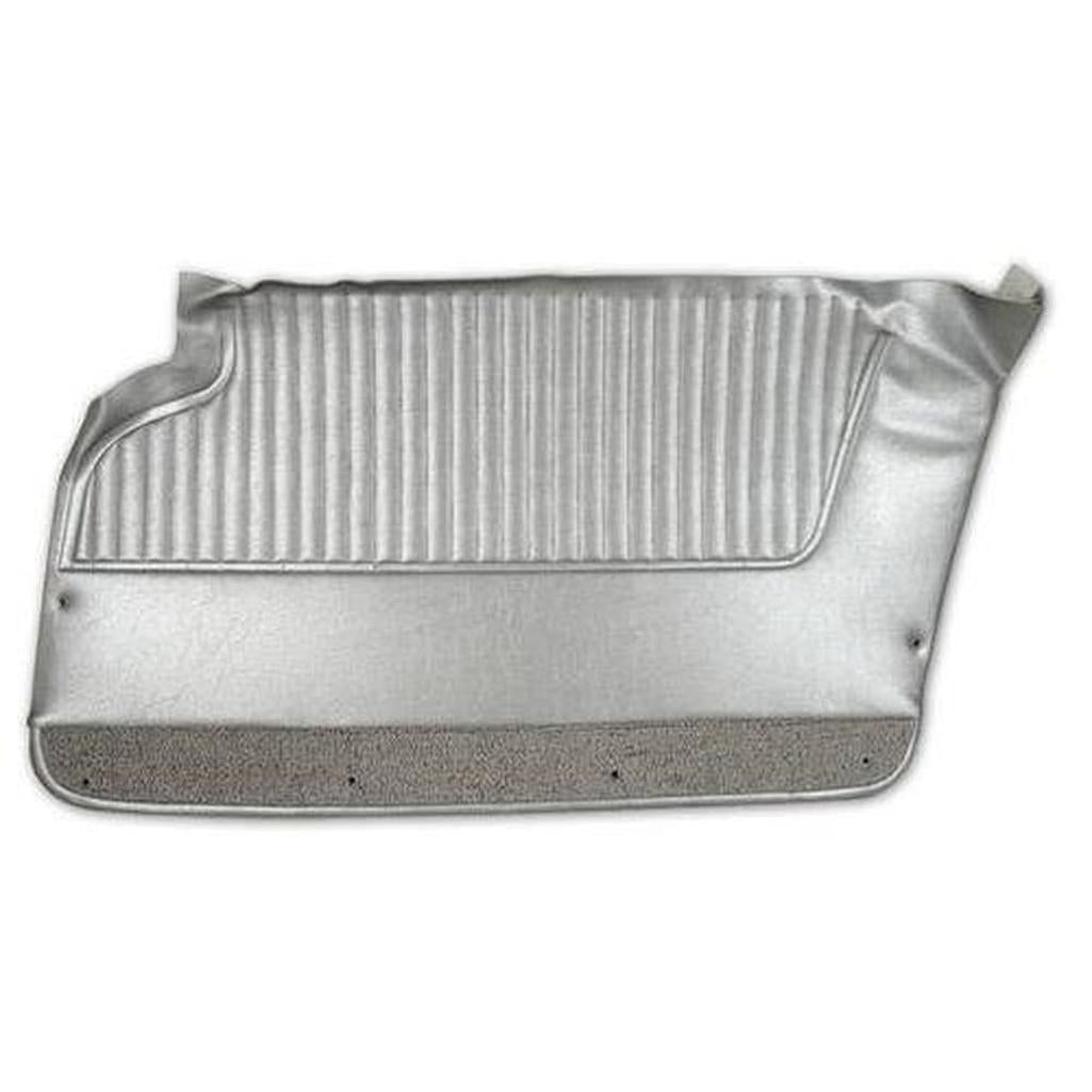 Corvette Door Panels. Silver With Silver Carpet: 1964