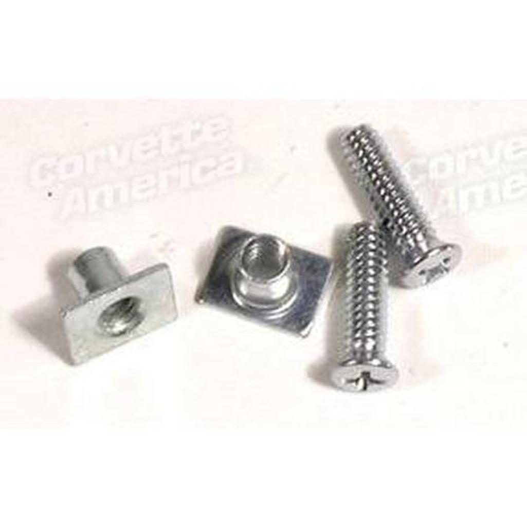 C1 1961-1962 Corvette Door End Cap Mount Kit
