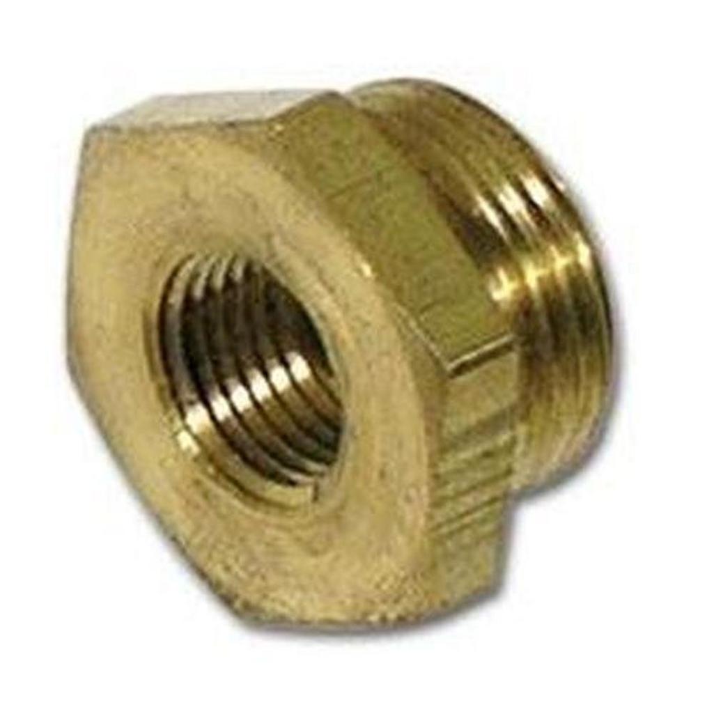 Corvette Carburetor Inlet Fitting. 3/4 Inch Hex Brass AFB: 1962-1965