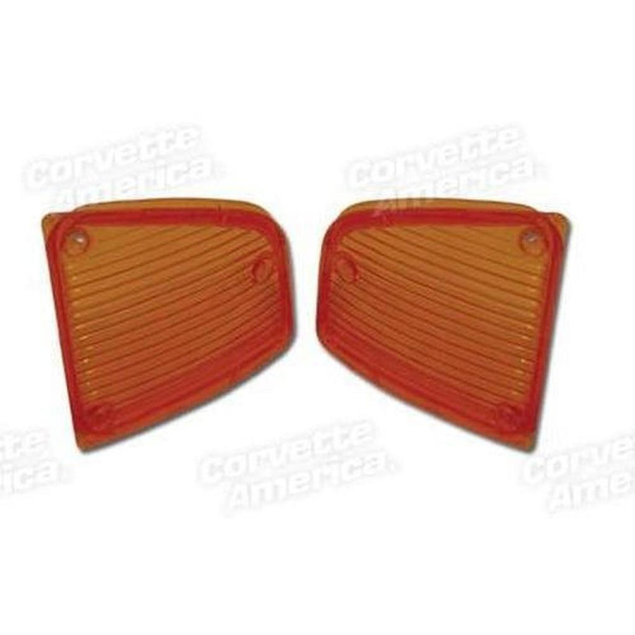 Corvette Parking Light Lenses. Amber: 1972