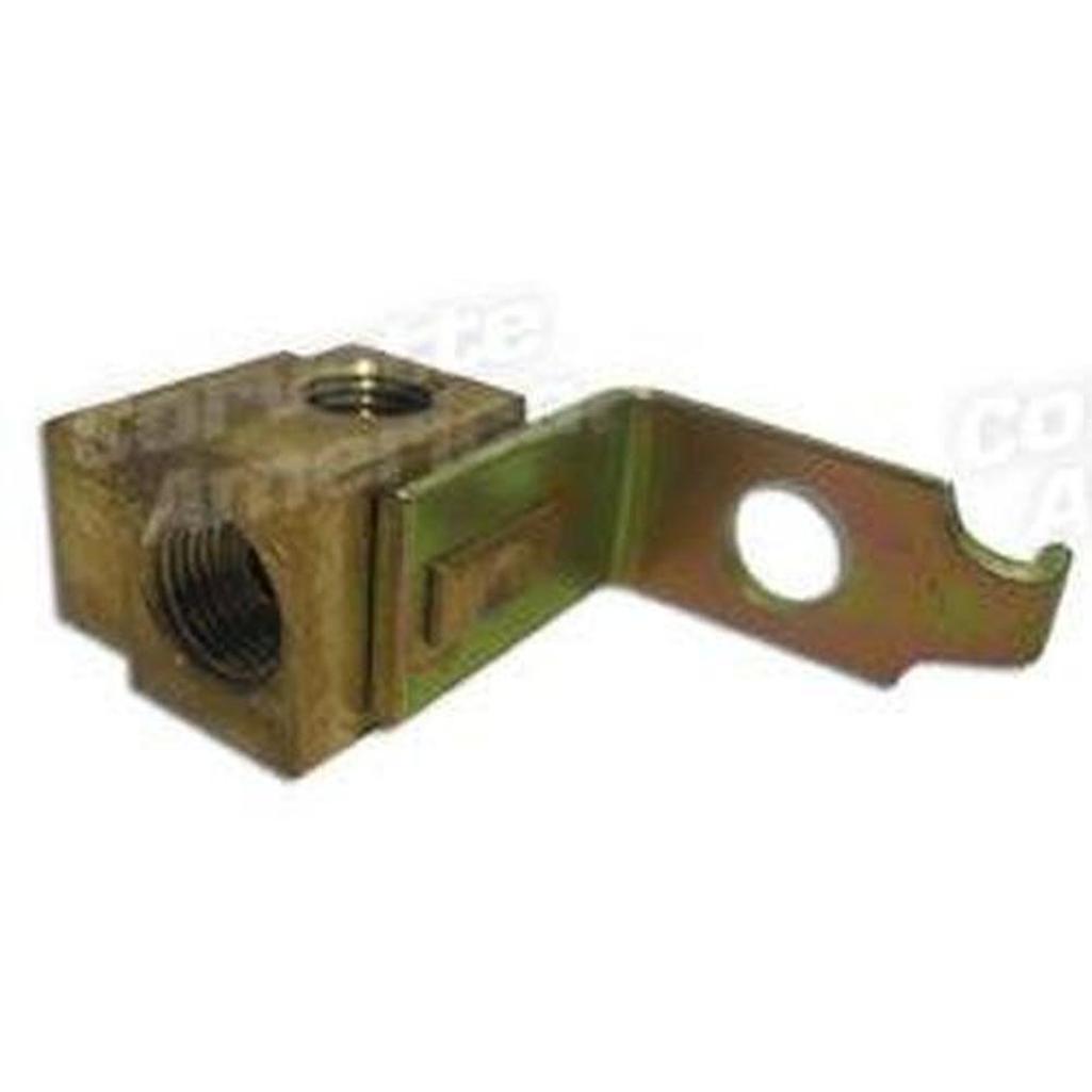 C2 1966 Corvette Brake Line Block - Left Front (W/O Power Brake)