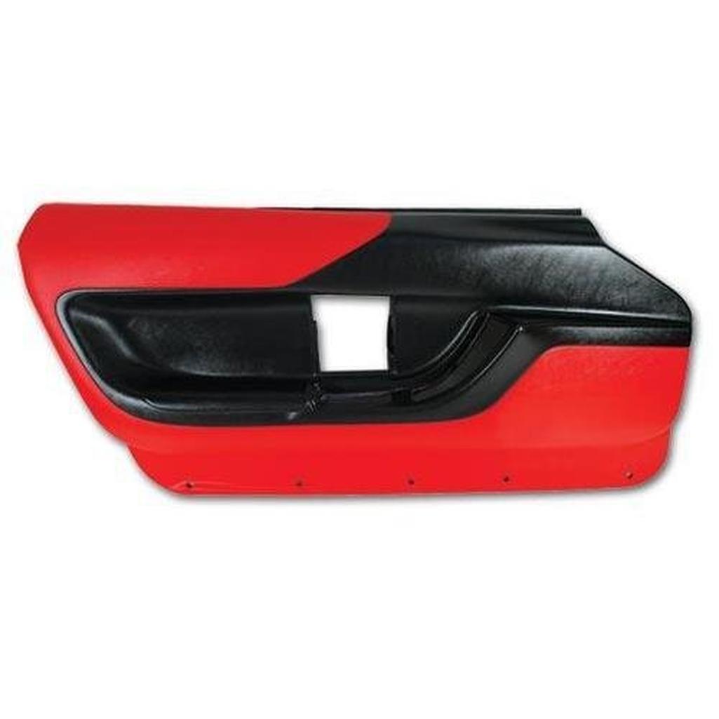 Corvette Door Panel - Red Convertible LH: 1994-1996