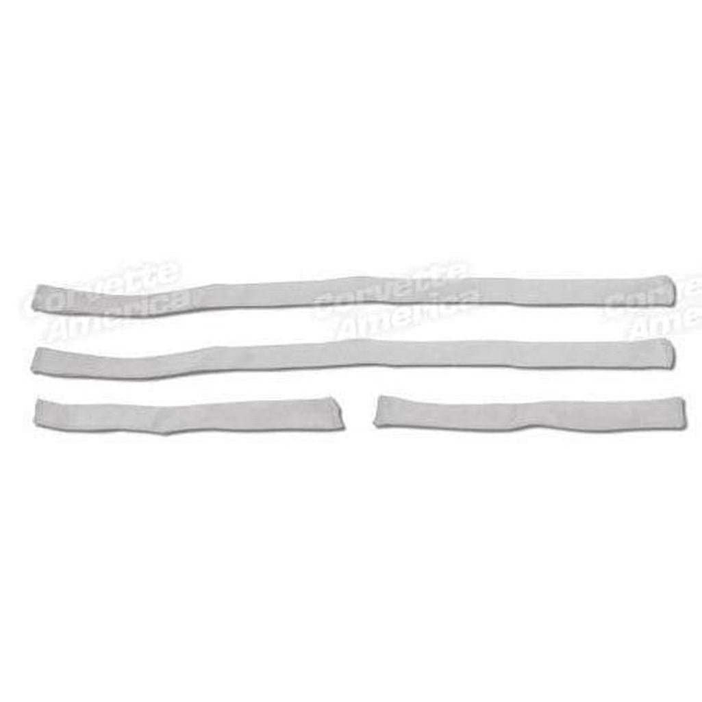 Corvette Door Open Rod Cloth Sleeve Kit.: 1956-1962
