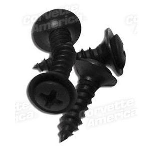 Corvette Door Sill Vertical Trim Screws. 4 Piece: 1984-1987