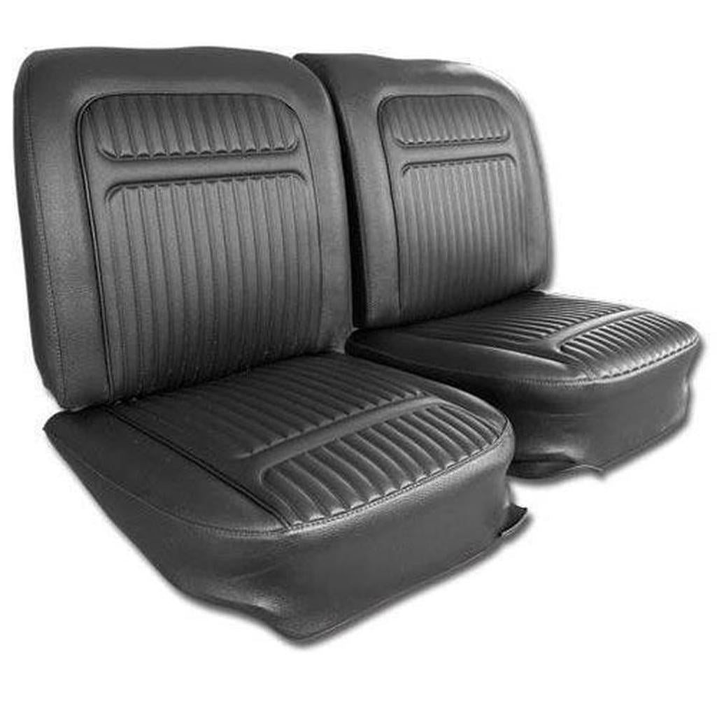 Corvette Vinyl Seat Covers. Charcoal: 1958