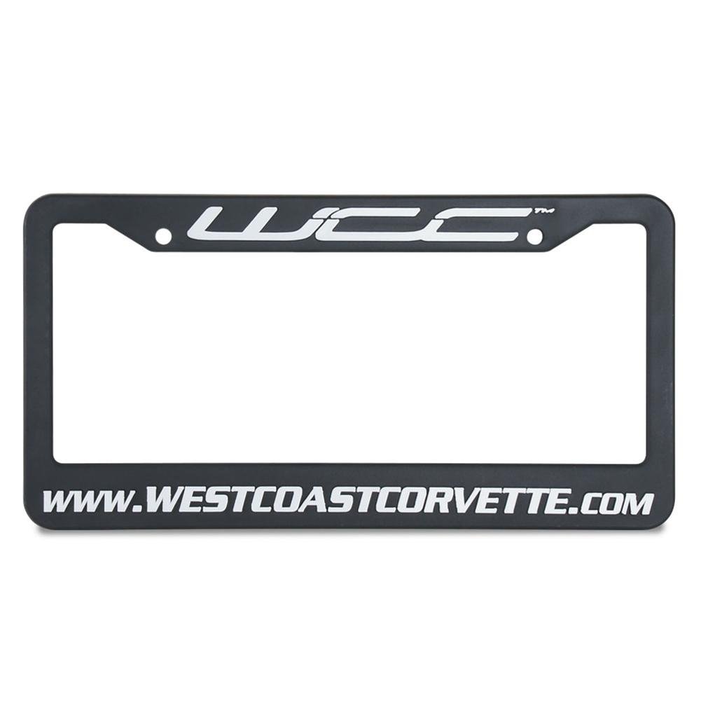 Corvette License Plate Frame with WCC Logo