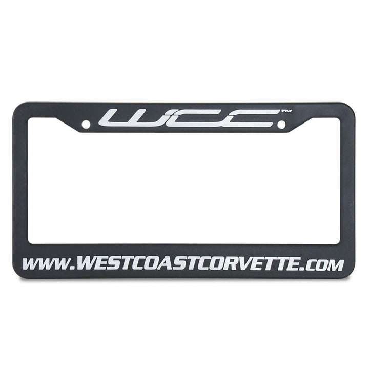 Corvette License Plate Frame with WCC Logo