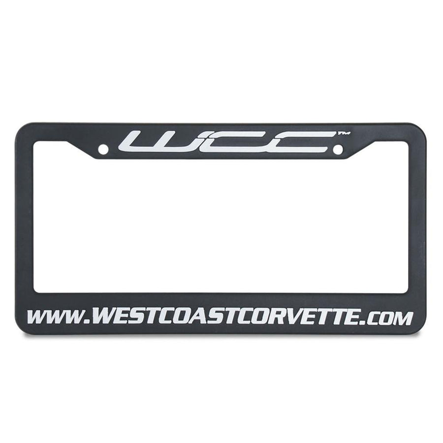 Corvette License Plate Frame with WCC Logo