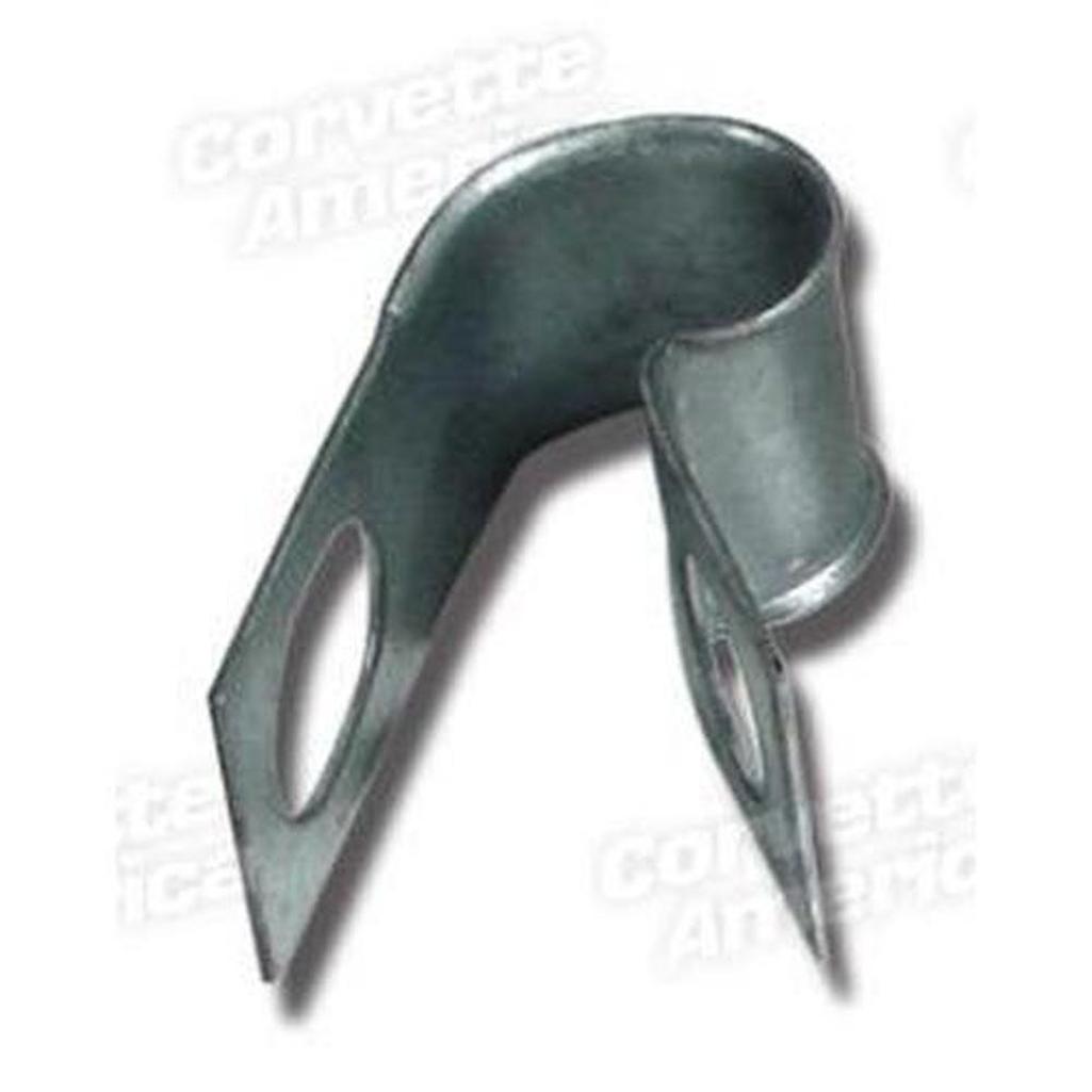 Corvette Clip. Brake Line Top Side Rail @ Cowl: 1967