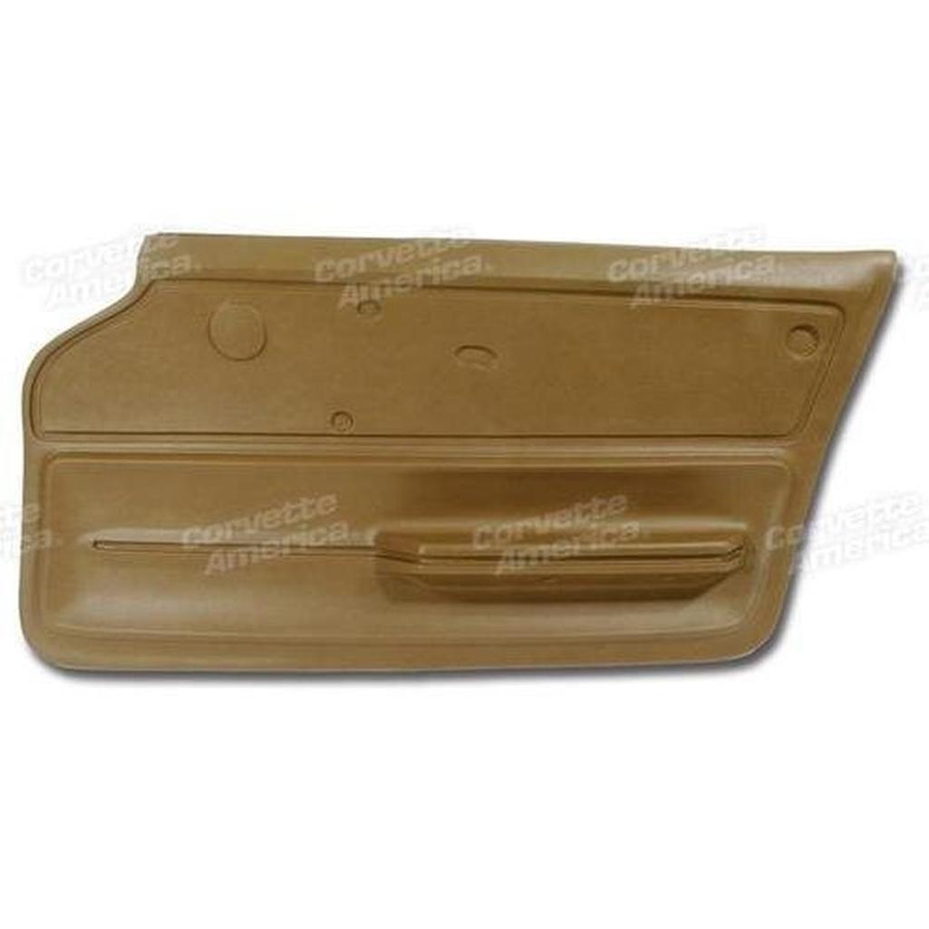 Corvette Door Panel. Saddle Convertible With Felt RH: 1965-1966
