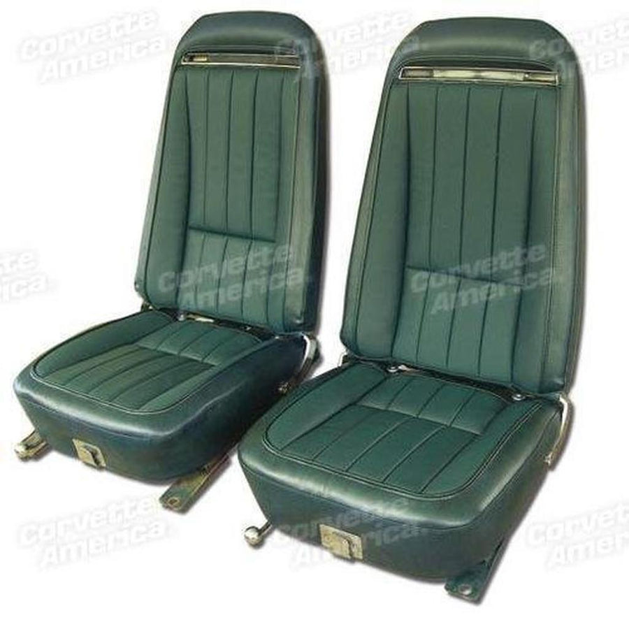 1971 Corvette C3 Vinyl Seat Covers - Green
