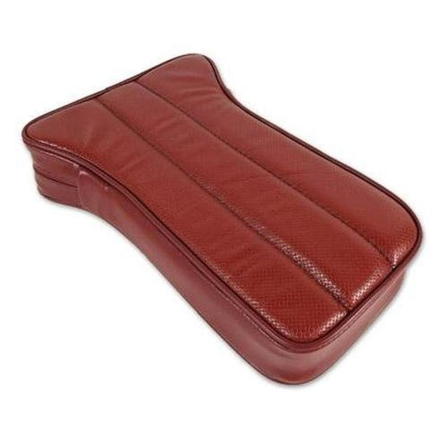 1968 Corvette C3 Center Armrest - Dark Orange Leather