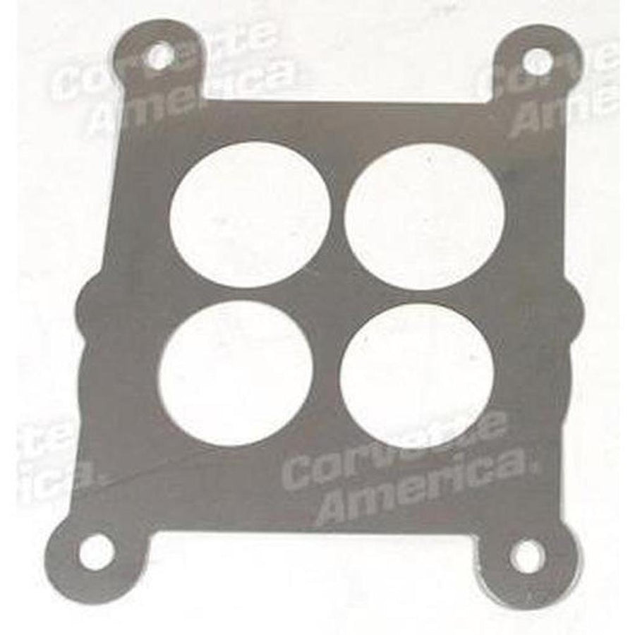 Corvette Carburetor Baffle Plate. 300 HP Stainless Steel: 1962-1965