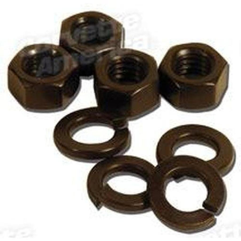 Corvette Master Cylinder Mount Nuts & Washers.: 1964-1982