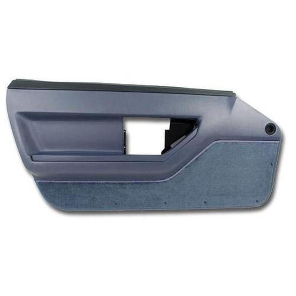 Corvette Door Panel. Blue Deluxe Coupe LH: 1984-1985