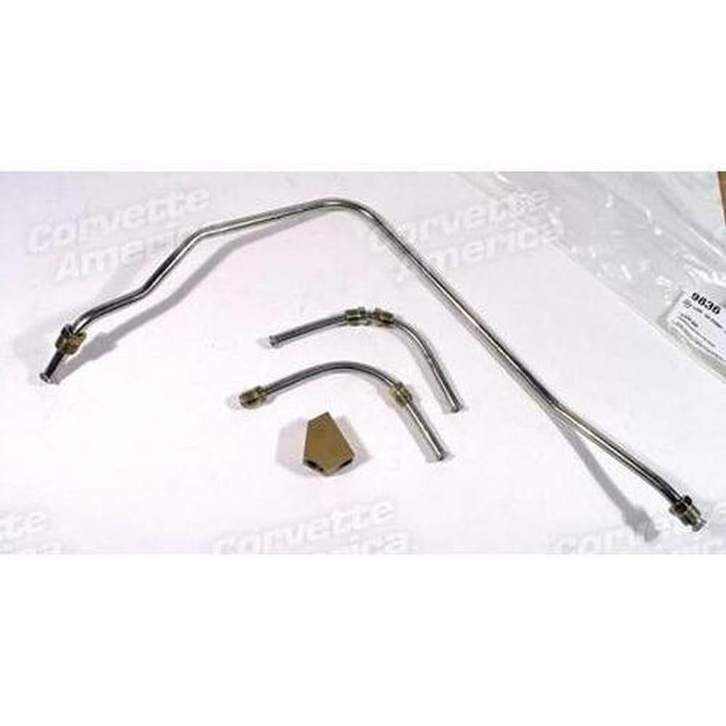 Corvette Gas Line. Stainless Steel - Pump To Carburetor 425hp: 1966